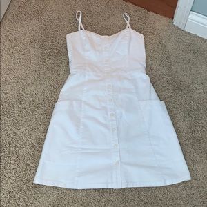White button dress Abercrombie